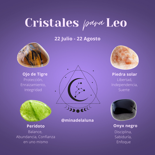 Cristales para la temporada Leo