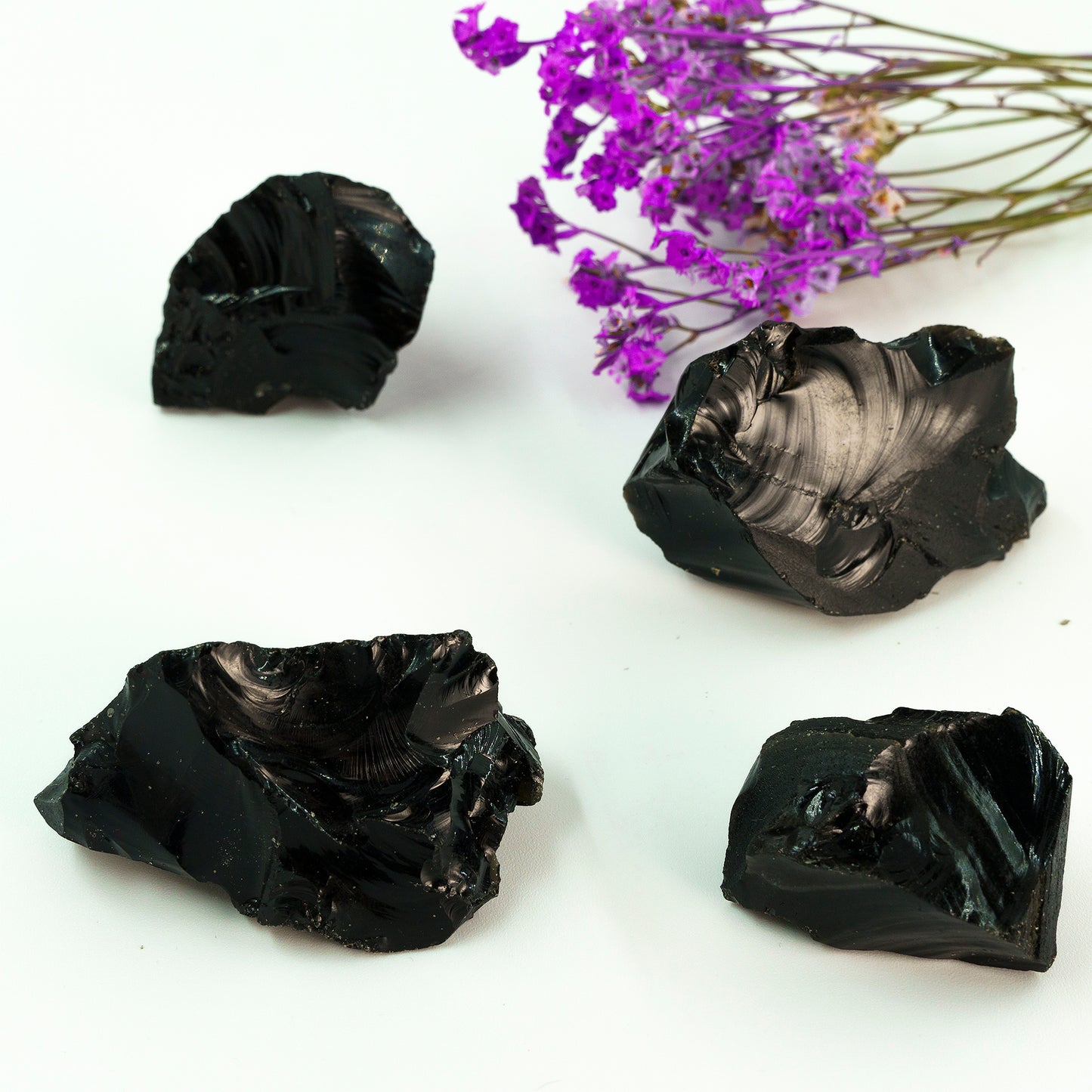 Obsidiana Negra en Bruto