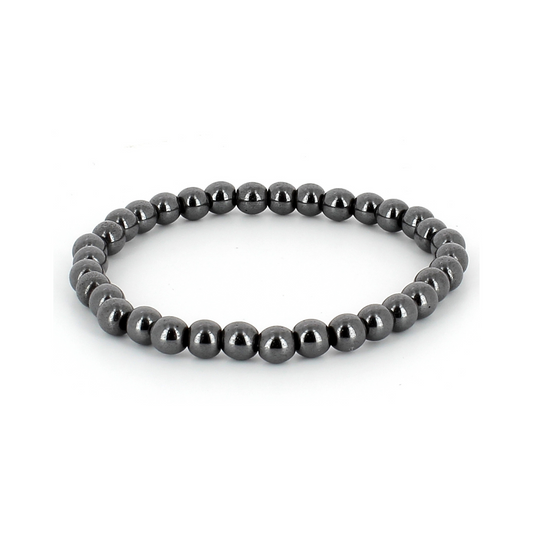 Pulsera de Hematite en esfera (2mm)