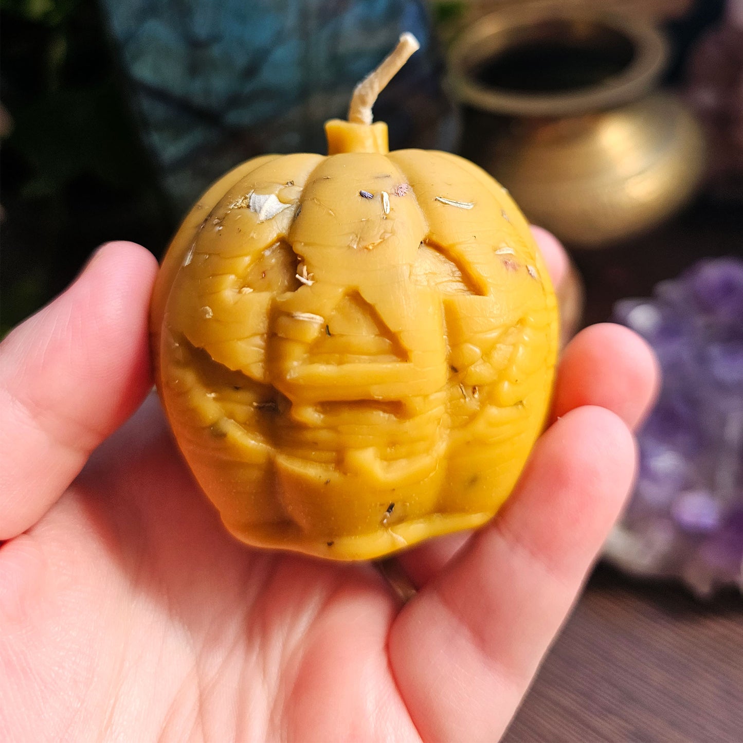 Vela de Miel Ritualizada - Samhain - Halloween